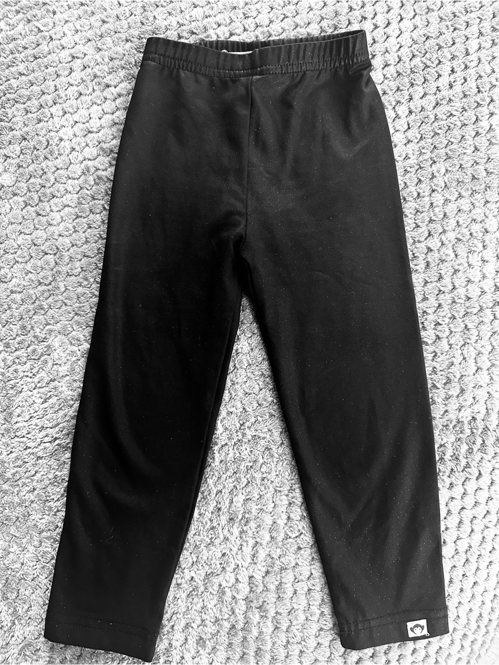 Appaman Black Kids Stretch Sparkling Leggings